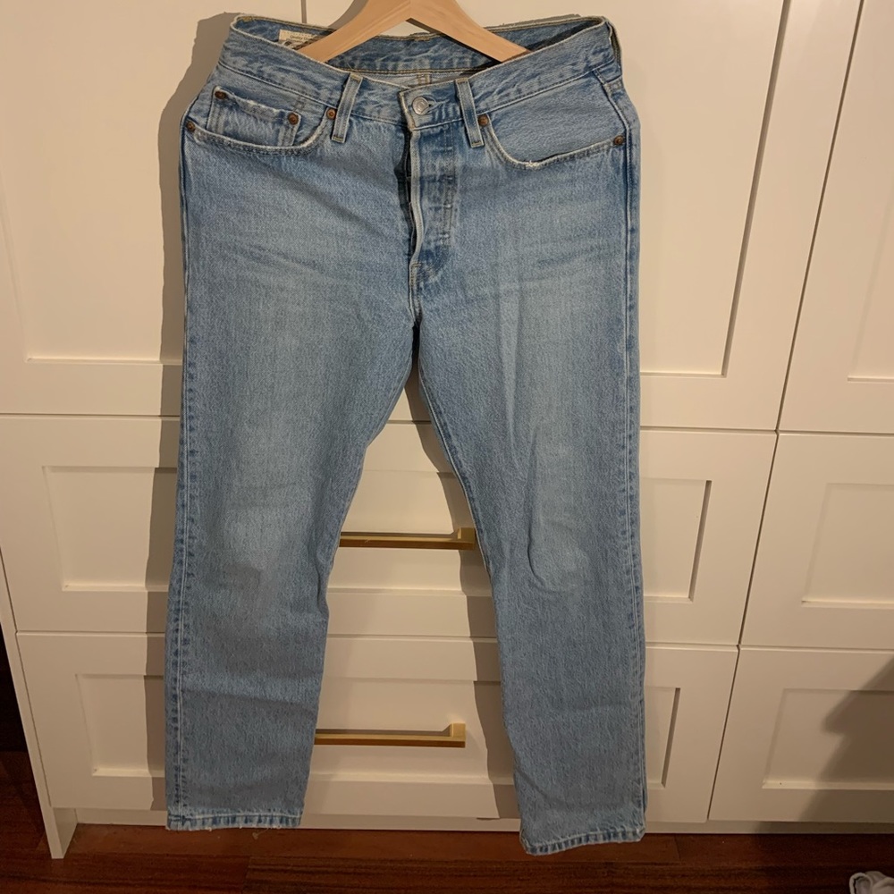 Levi’s 501s Light Wash Straight Leg